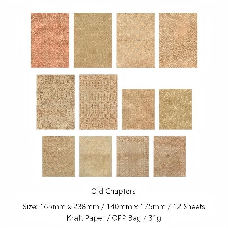 Old Dream Hours Paper -12Pcs each pack