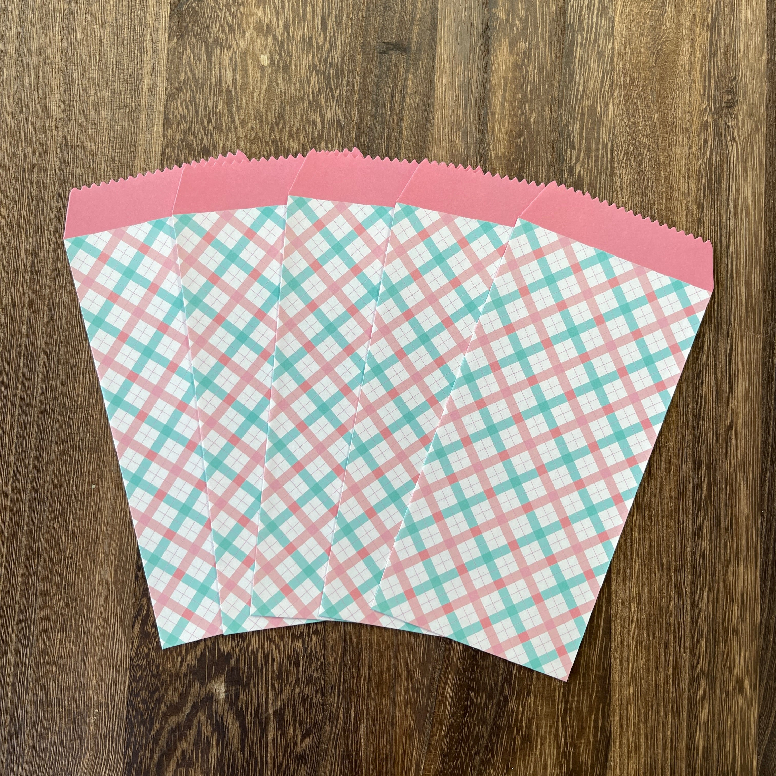 0822 Candy-colored envelopes 1 pack 5pcs