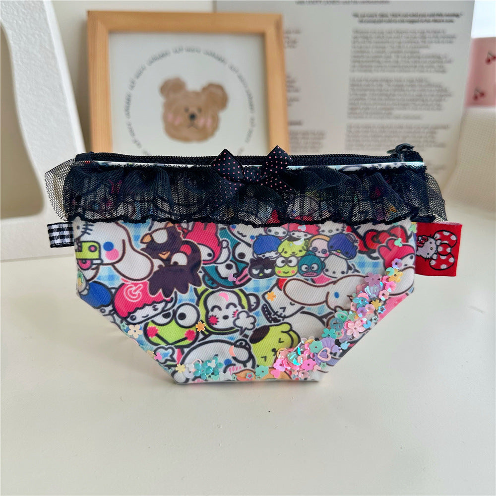 260127 Small Sanrio underwear shaped storage bag
