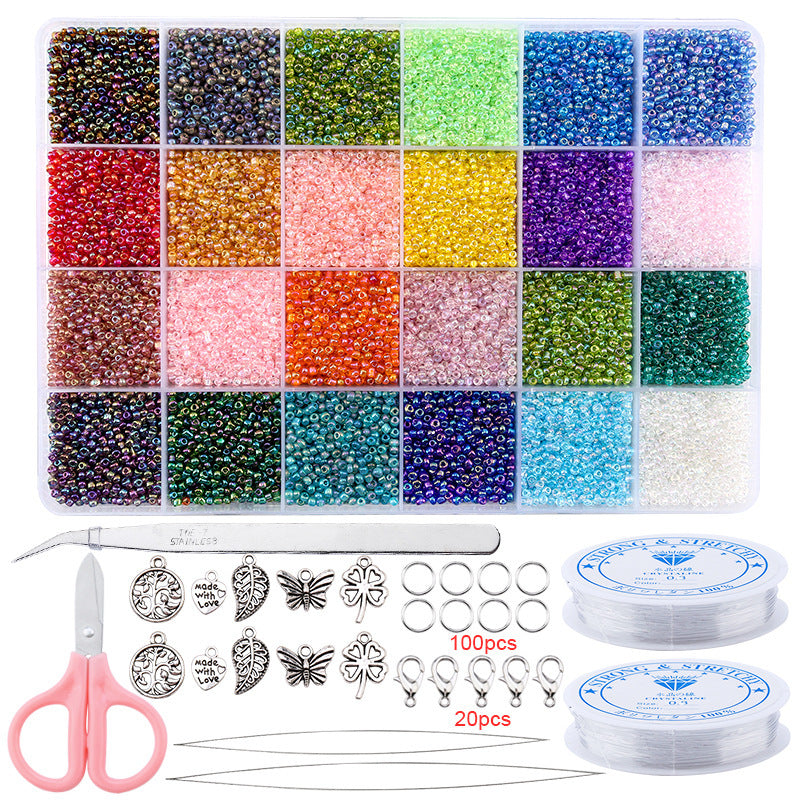 2mm Mixed-Color Seed Bead DIY Kit