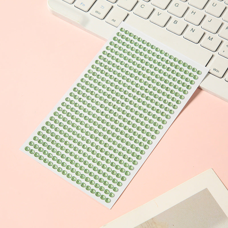 1013 Colored diamonds sticker -1Pcs each pack