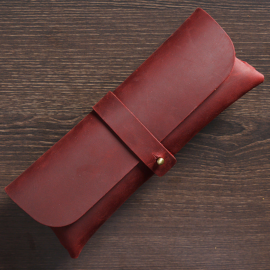 0703 Vintage Leather storage purse *There will be natural leather marks