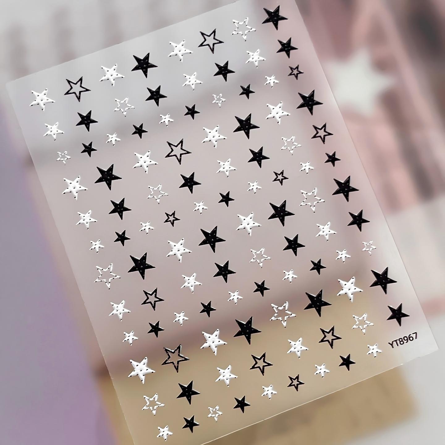 M314- Colorful Stars Mini sticker 1 Pcs