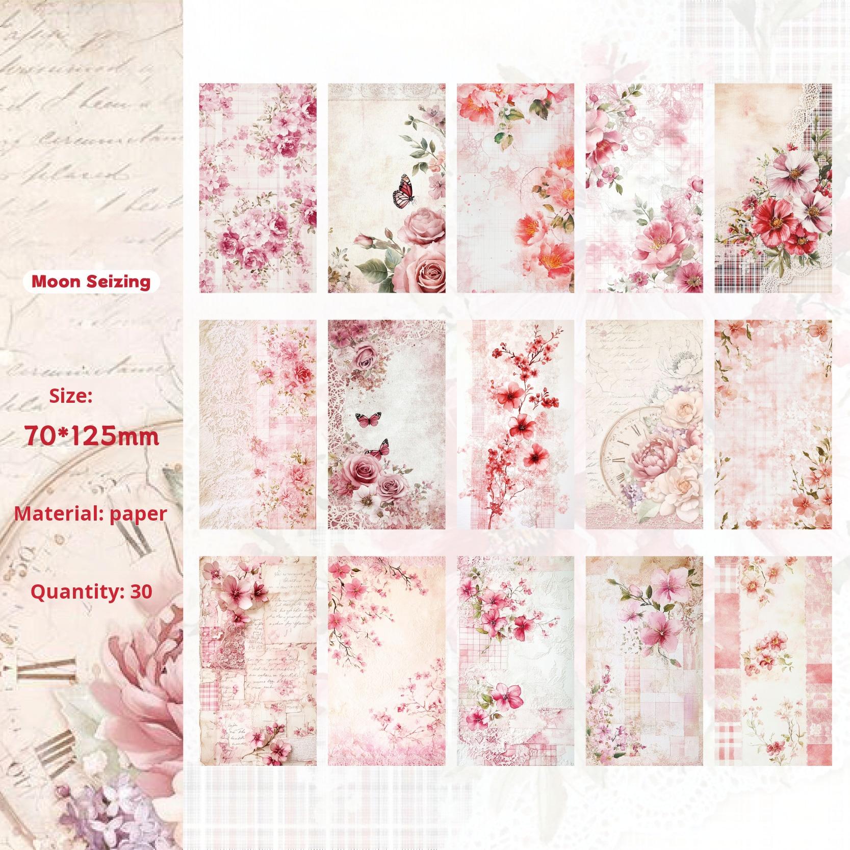 0909 Flowers paper -30Pcs each pack