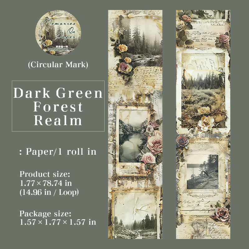 260316 Memories on Paper Washi Tape -4.5cm*2m