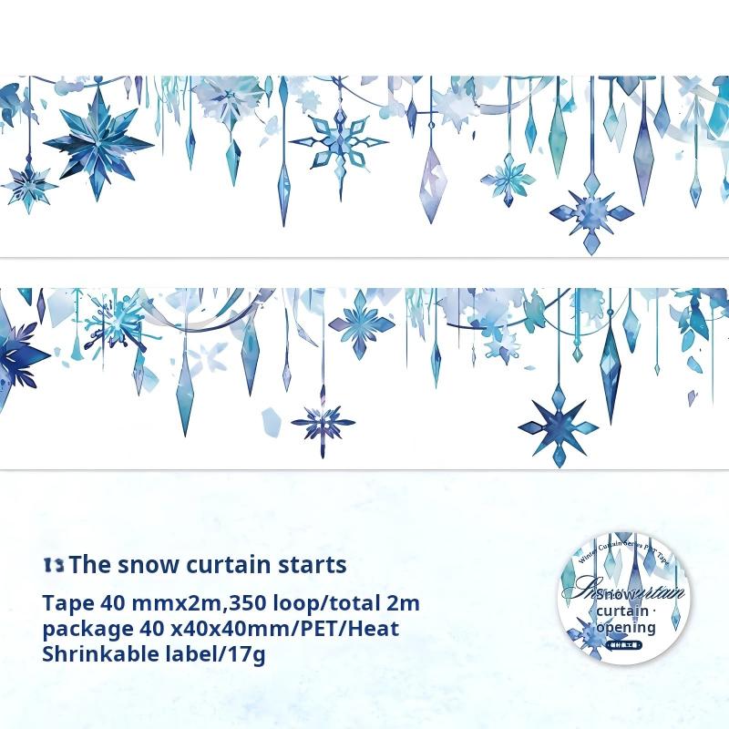 1129 Ice and snow PET Tape -5cm*2m