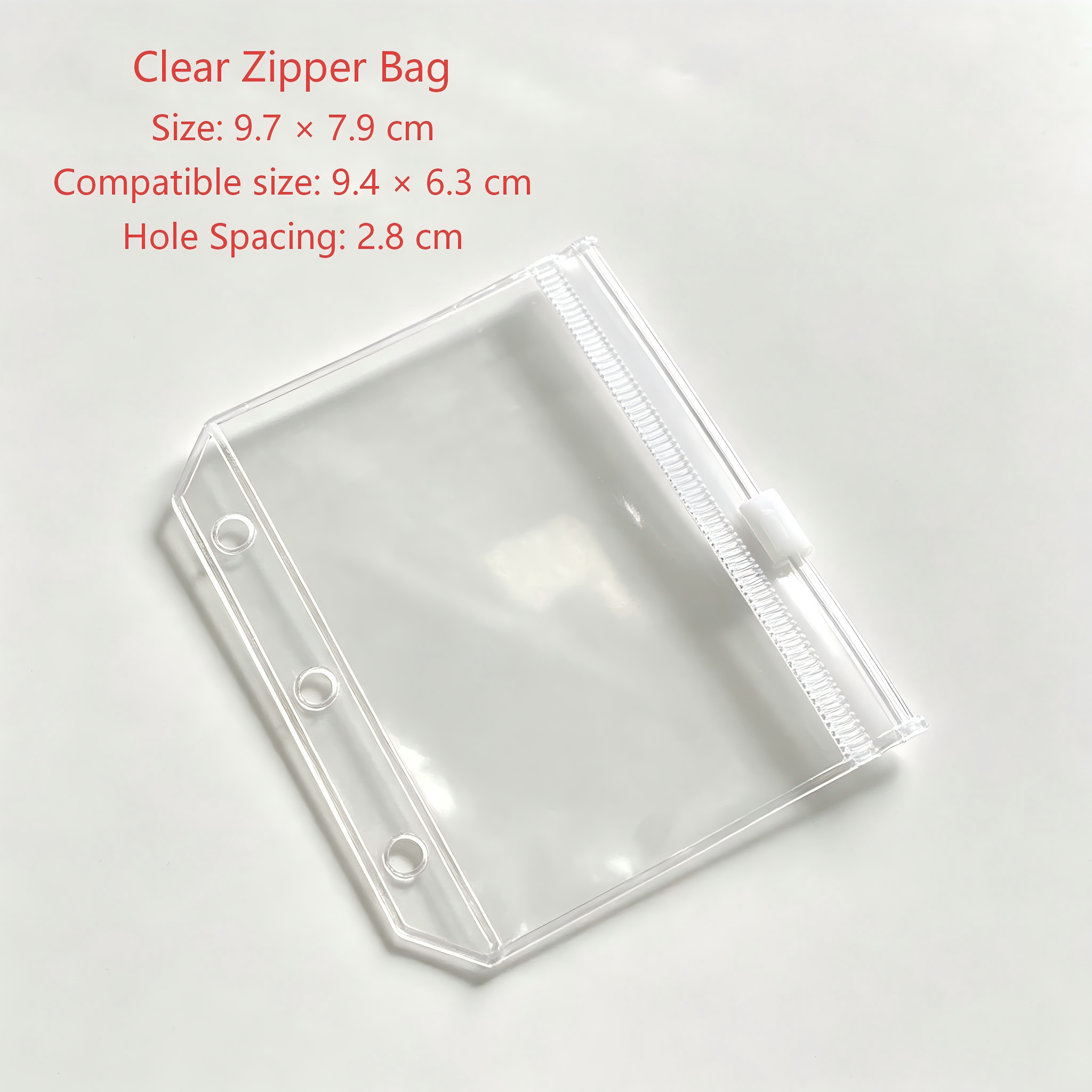 A8 Laser Stars Clear Binder With Button *not contain insert pages