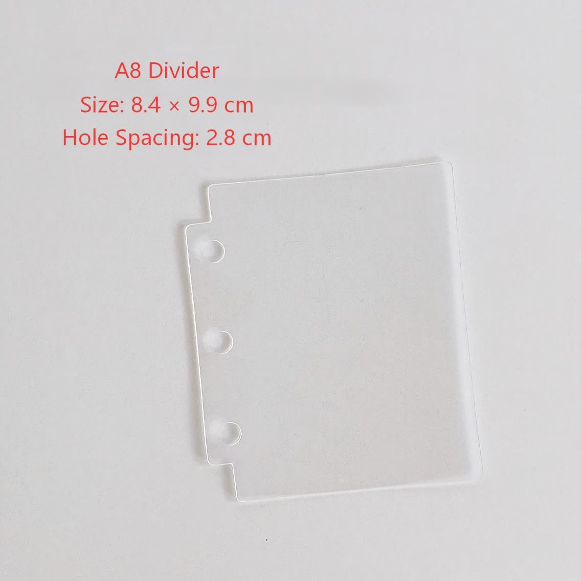 A8 Laser Stars Clear Binder With Button *not contain insert pages