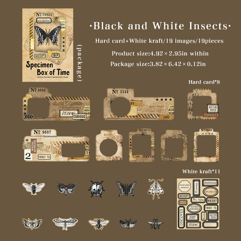 1205 Vintage specimen Mixed pack -19Pcs each pack