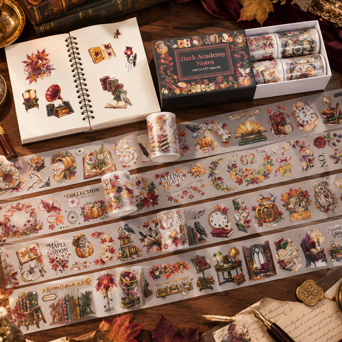 Maple Leaf Autumn Story Tape Set *pre-cut