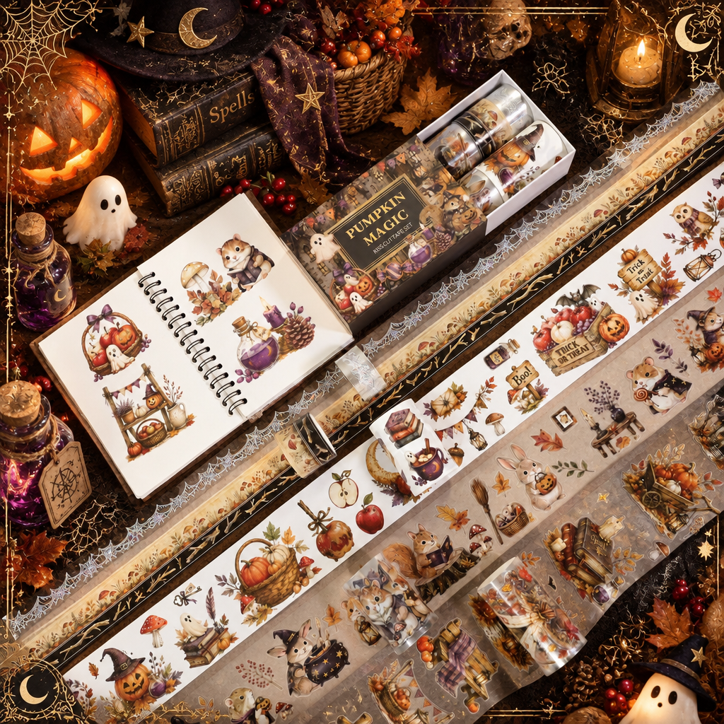 Forest Halloween Tape Set *pre-cut