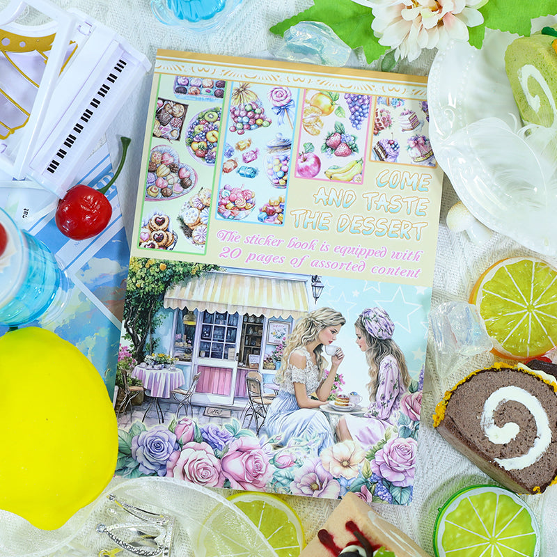 0520 Come and taste the dessert Sticker Book -20Pcs each pack
