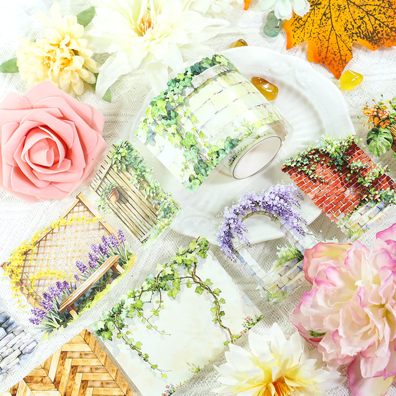 Vines entwine the wall and door Tape -7cm*2m