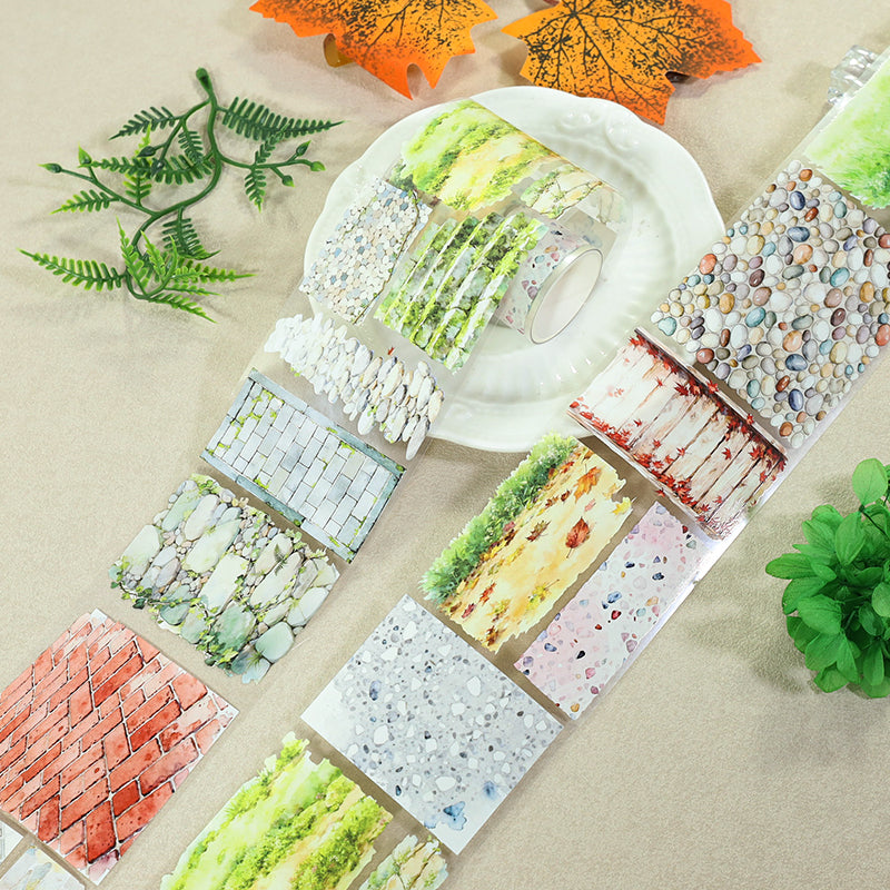 Moss-covered stones sprawl Tape -7cm*2m