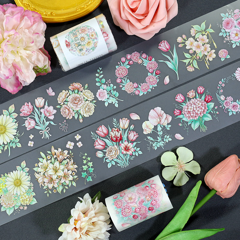 Flower PET Tape (6cm x 2m)