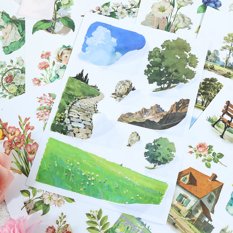 S-1402 Notes on Plants Sticker Book -20Pcs each pack