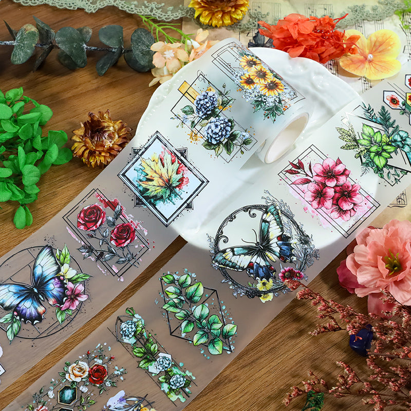 Wireframe Flowers Tape -6cm*2m