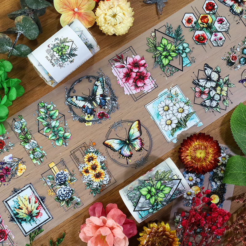 Wireframe Flowers Tape -6cm*2m