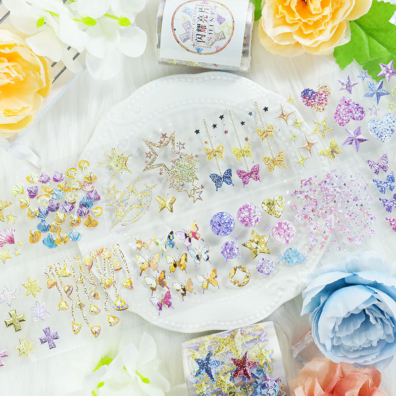 0616 T-249 Parkle sequins PET tape -5cm*2m