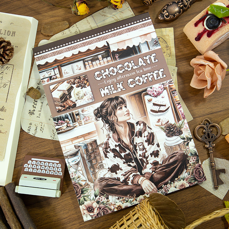 Chocolate sticker book