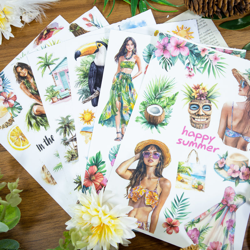 Summer sticker book