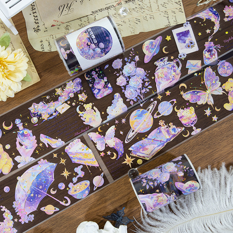 0710 T-289 Star dome throbbing PET tape -6cm*2m