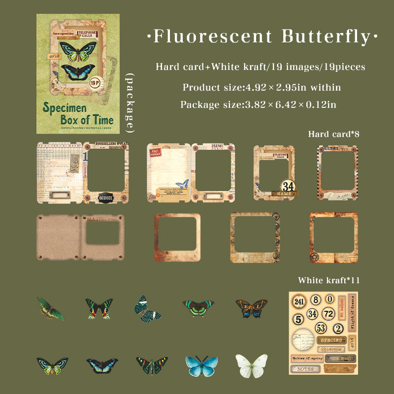 1205 Vintage specimen Mixed pack -19Pcs each pack