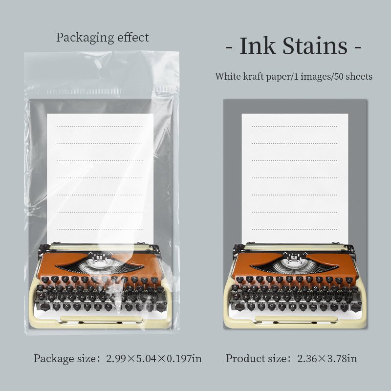 Paper Phonograph Notepad -50Pcs each pack
