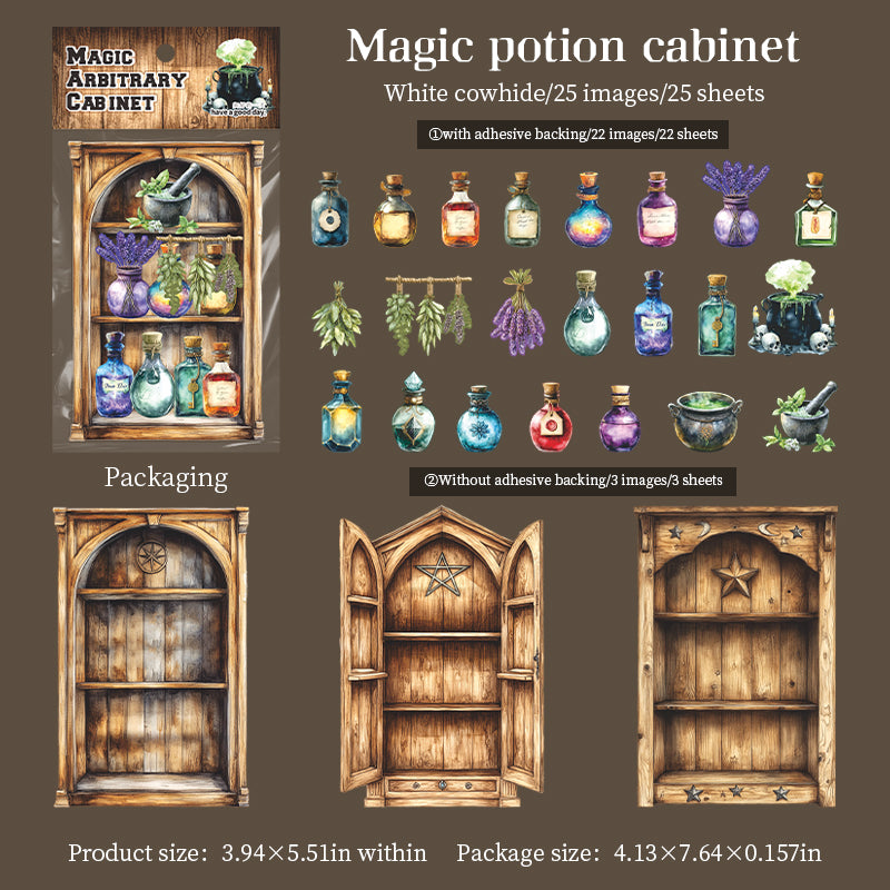 0826 Magic cabinet Solid Mixed pack -25Pcs each pack
