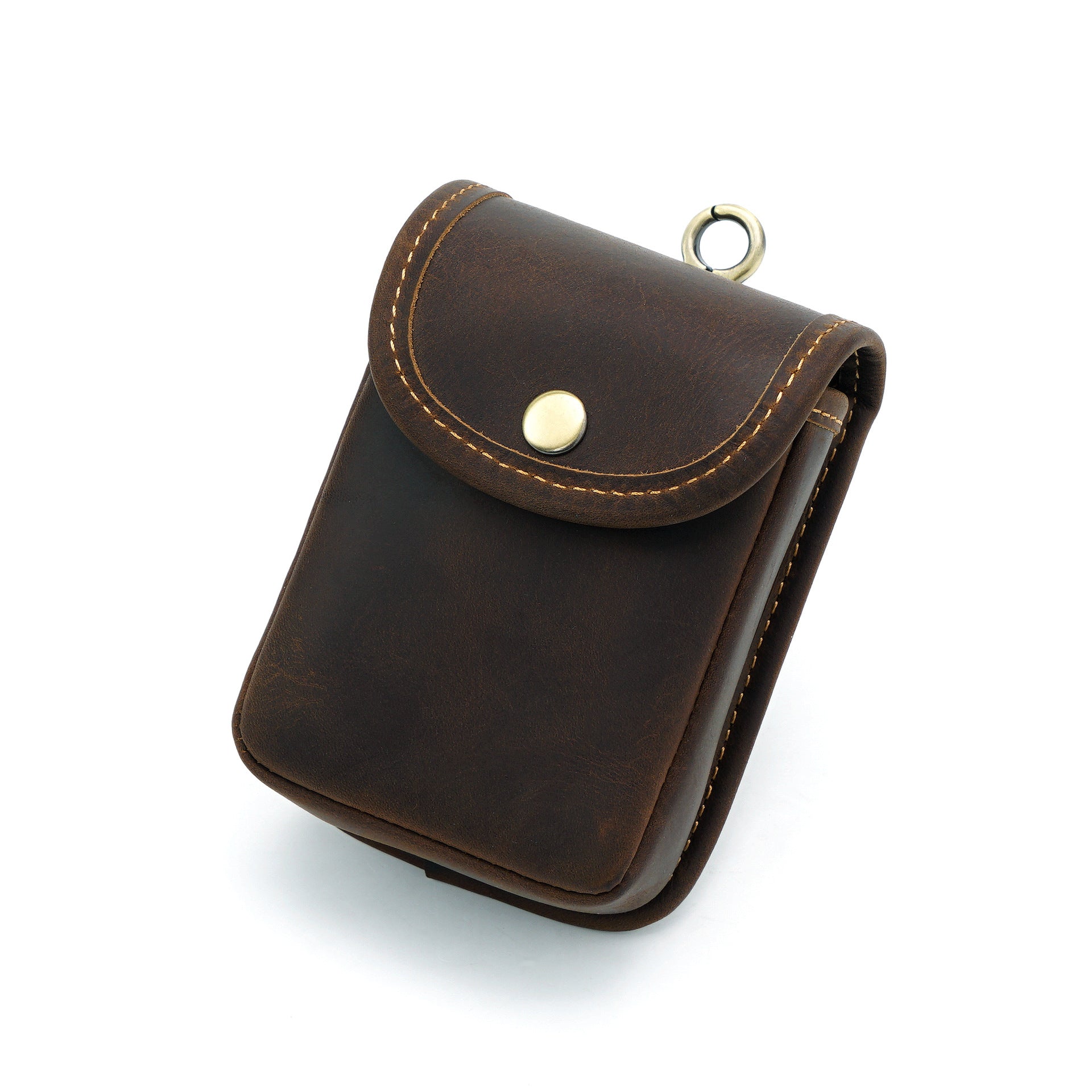L-25- Leather vintage ATC storage bag