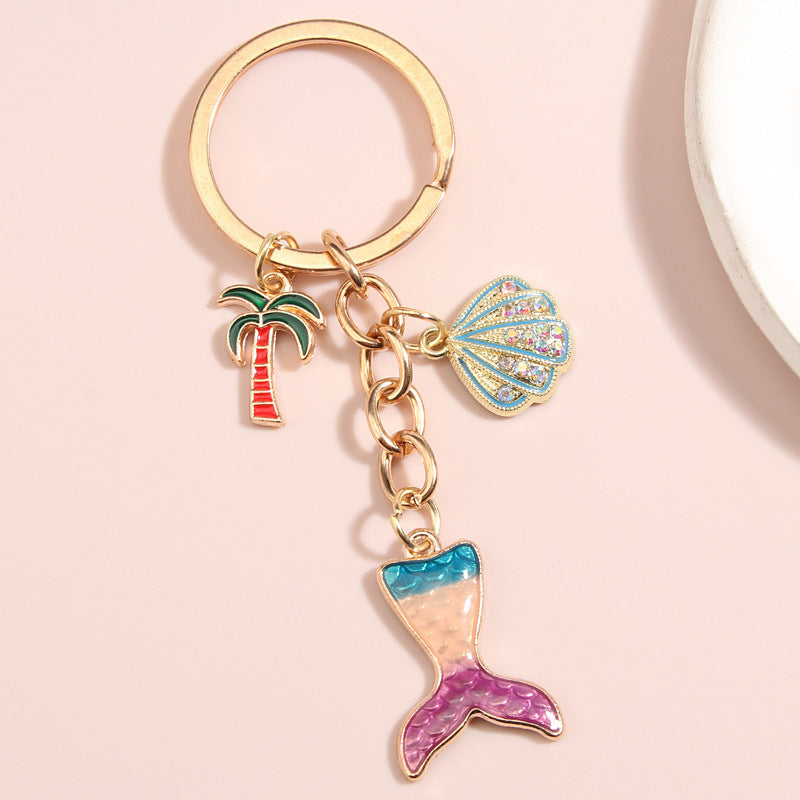 0617 Mermaid tail Keychain