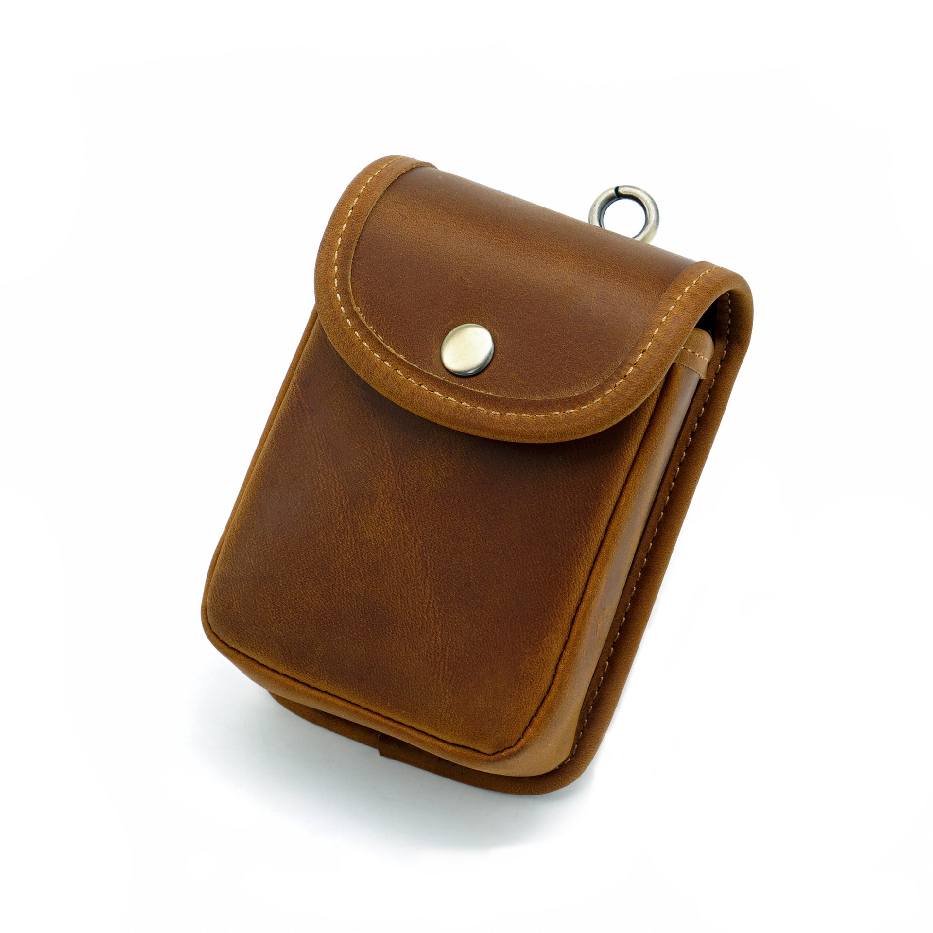 L-25- Leather vintage ATC storage bag
