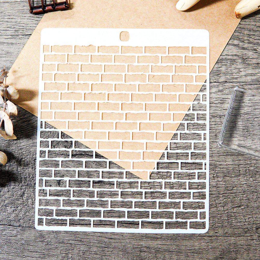 260119 Wall surface stencil 14.5cm*17.3cm