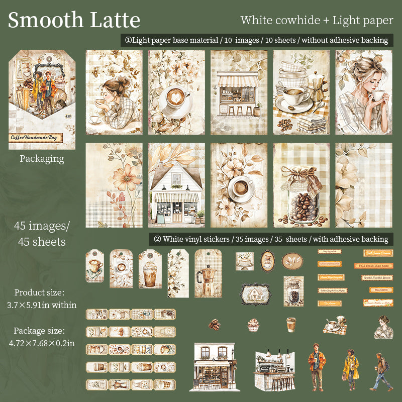 0910 Coffee Mixed pack -45Pcs each pack