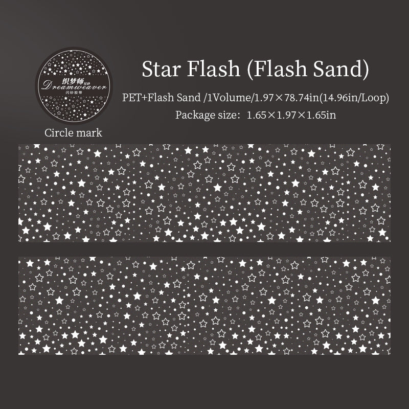 0916 Dream Weaver · Star Sand PET tape -5cm*2m