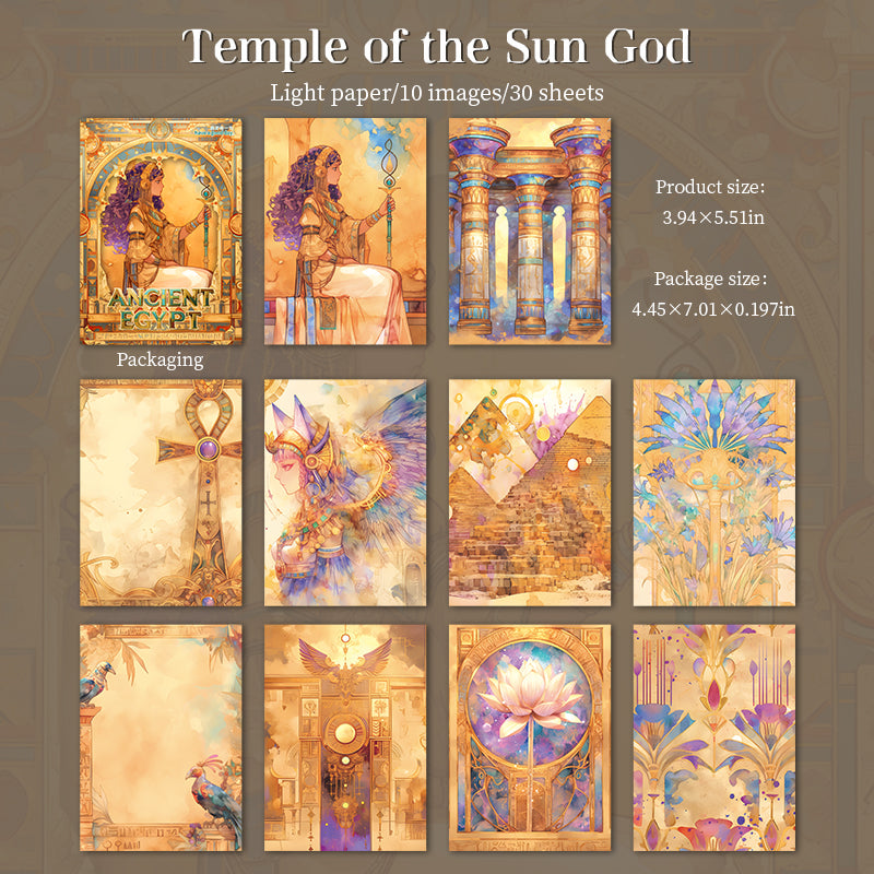 0902 Mysterious Egypt paper -30Pcs each pack