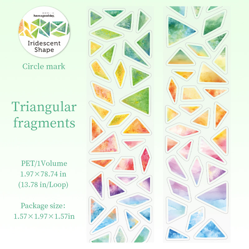1007 Color graphics PET tape *pre-cut -5cm*2m