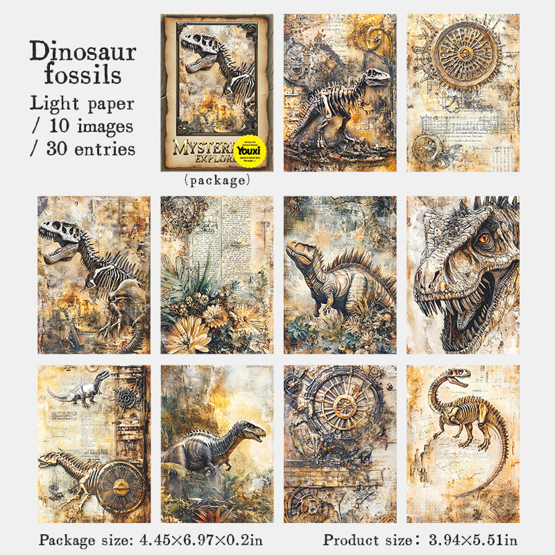 0807 Mysterious adventure Paper -30Pcs each pack