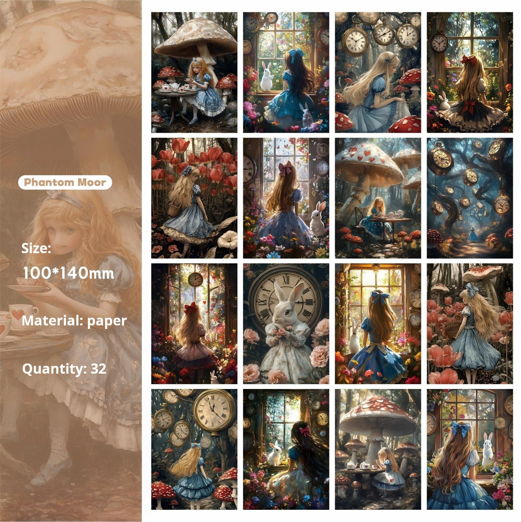 1226 Fairy tales paper -32Pcs each pack