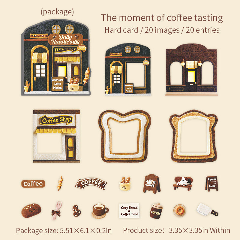 Daily Handcraft cardstock Sticker -20Pcs each pack