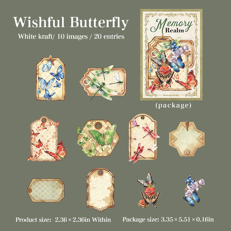 Realm of Memories Solid Stickers -20Pcs each pack