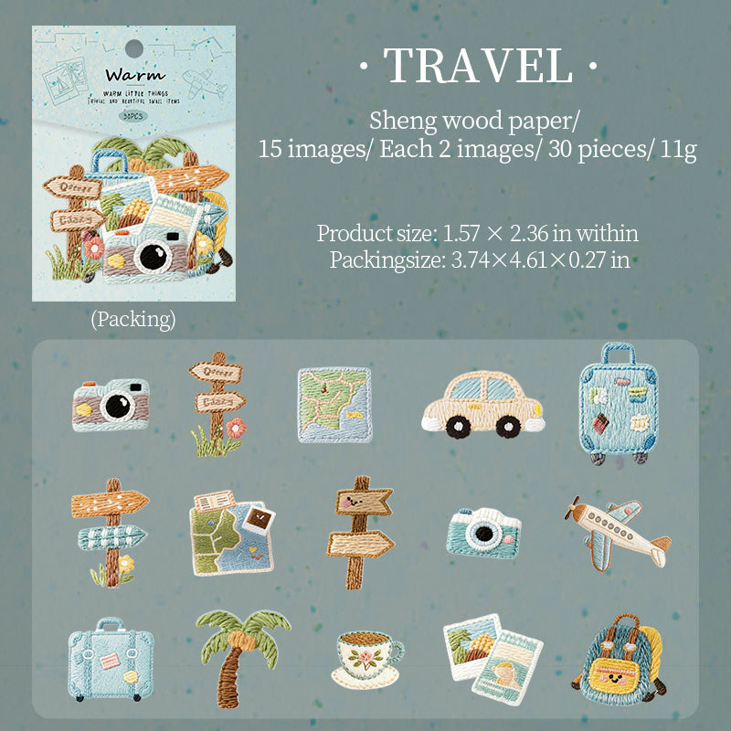 1220 Knitting small things sticker -30Pcs each pack