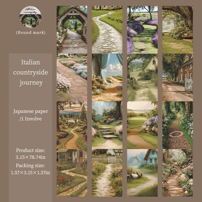 1126 Afternoon in the countryside Washi Tape -8cm*2m