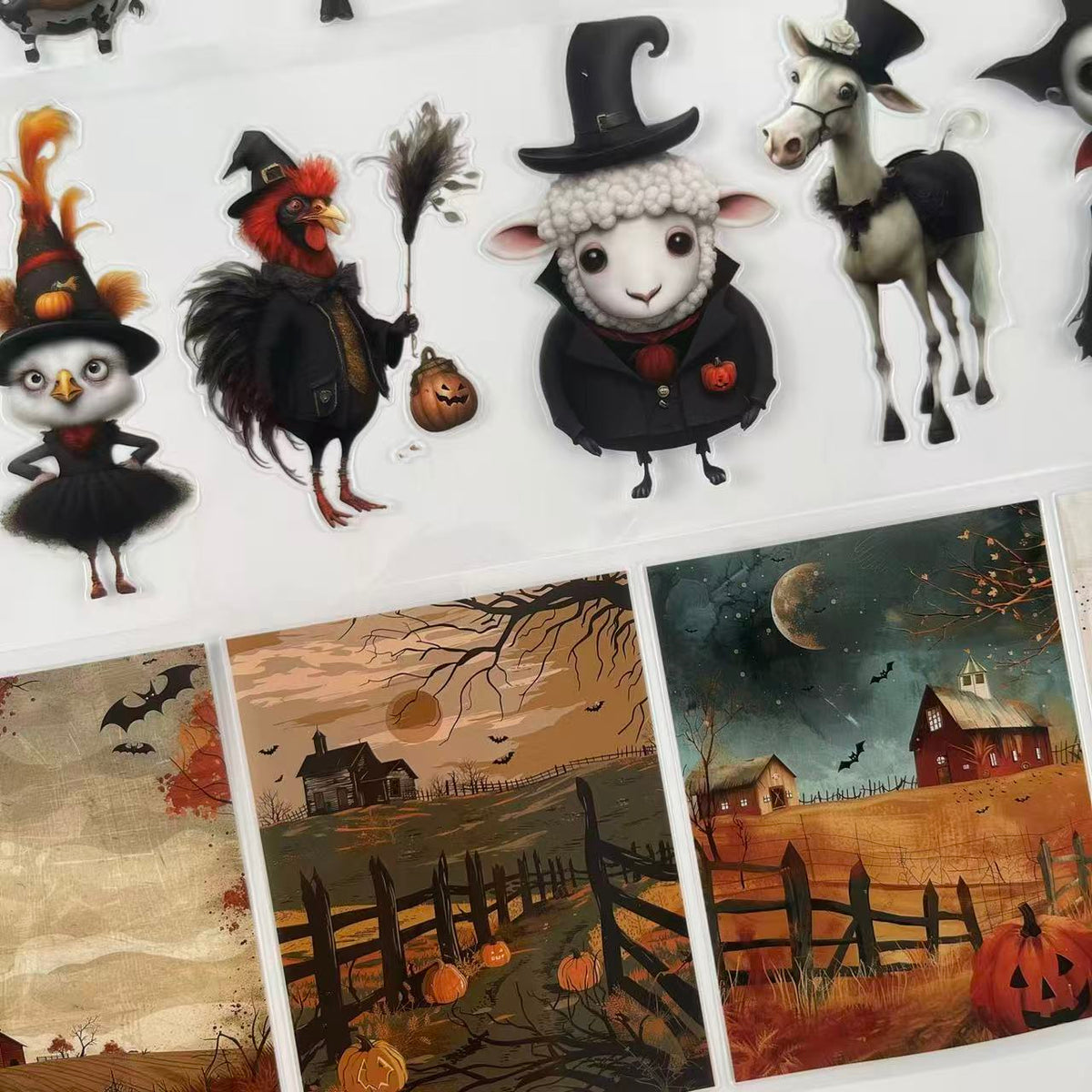 Halloween Animals Pre cut PET Tape (10cm Width)