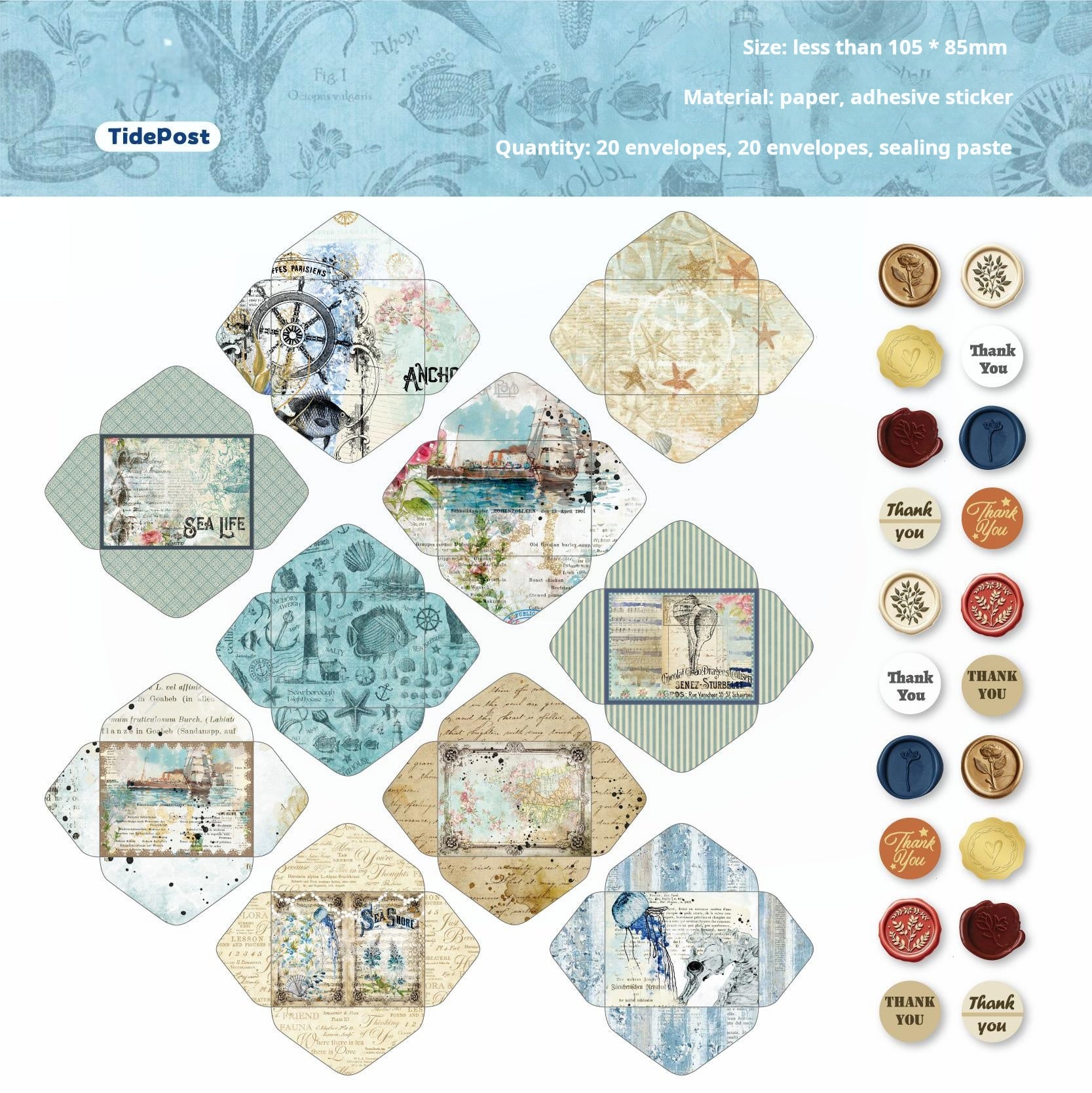 0918 Mini envelope -40Pcs each pack