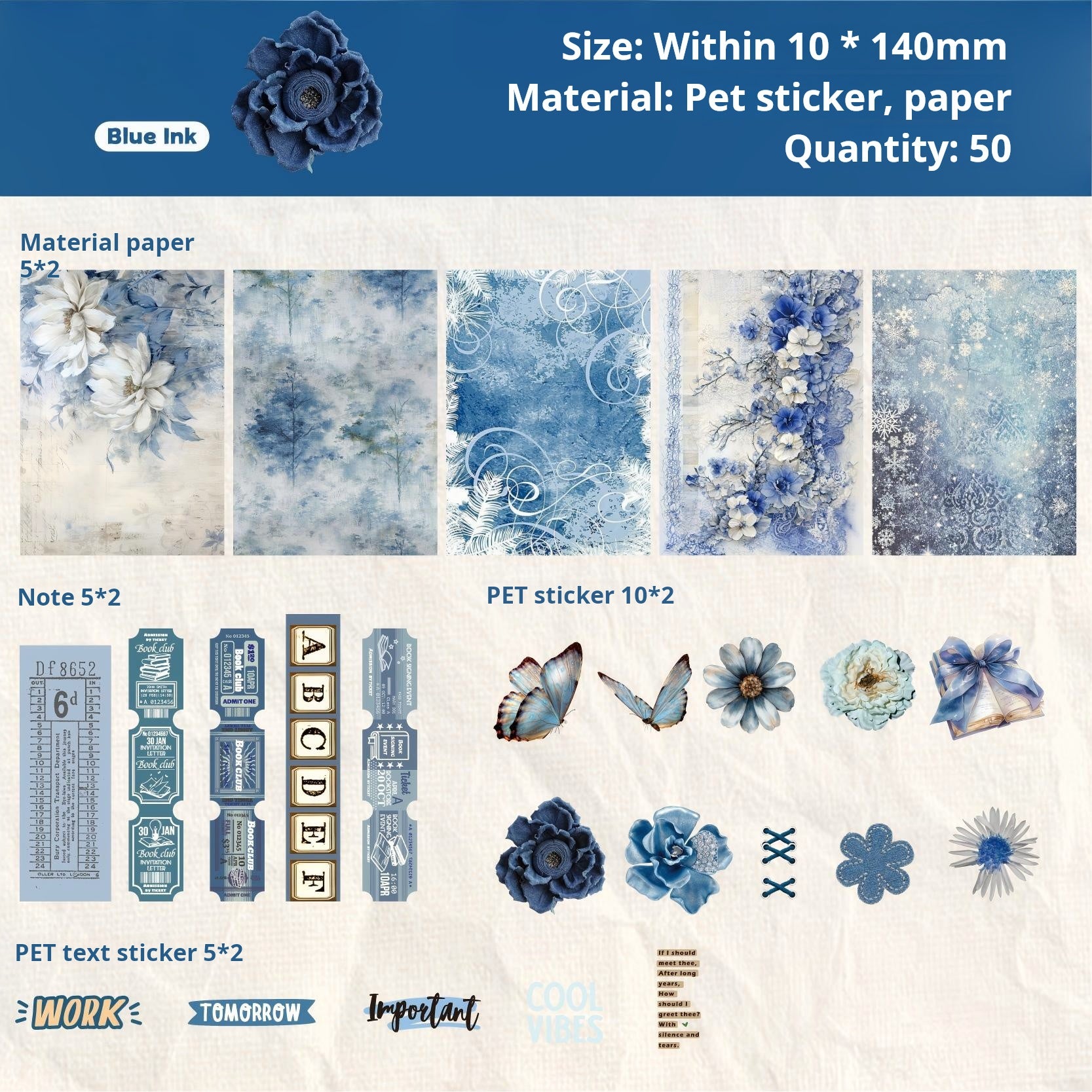 1225 Garden Mixed pack -50Pcs each pack