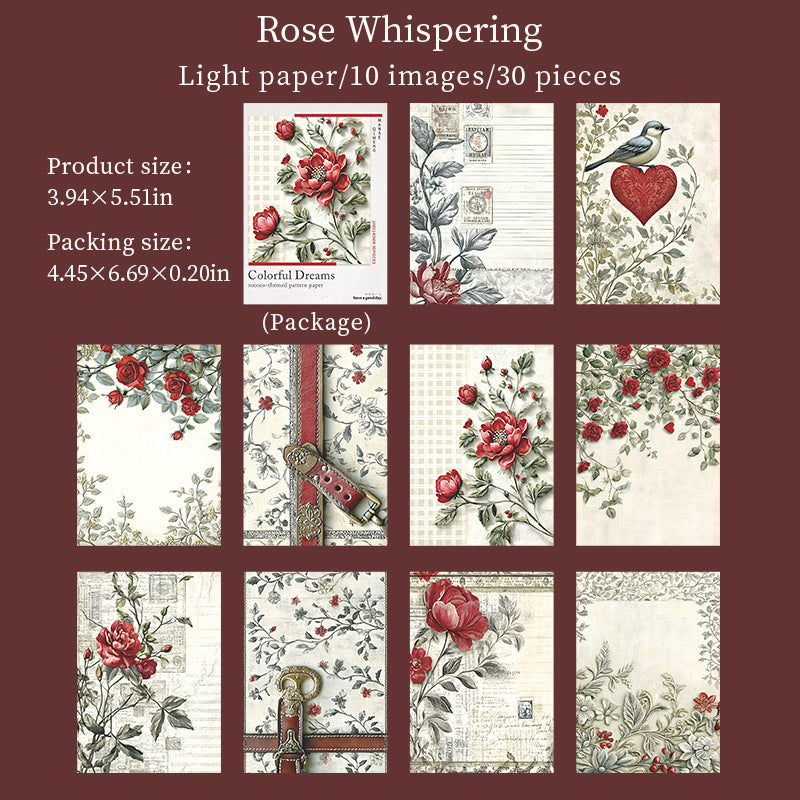 260319 Colorful Dreams Paper -30Pcs each pack