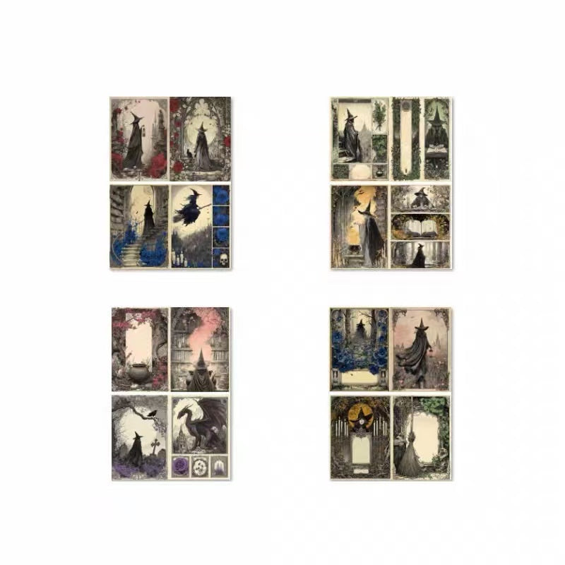 Vintage Dark Magic sheet layout