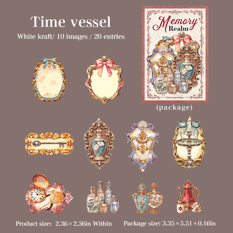 Realm of Memories Solid Stickers -20Pcs each pack