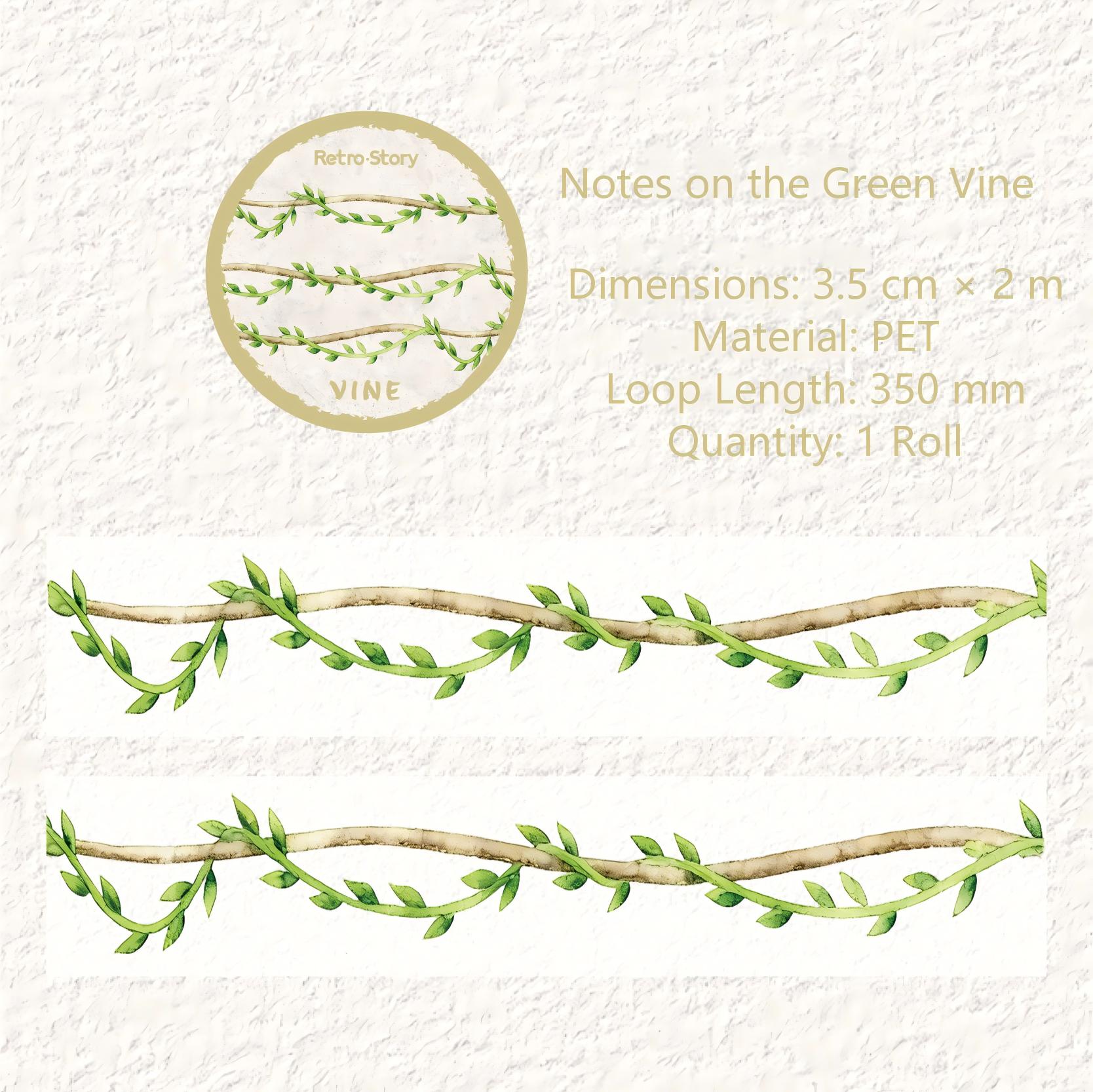 260402 Vine PET Tape -3.5cm*2m